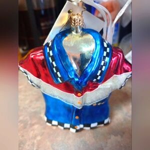 Christopher Radko American Racer Ornament w/tag no box